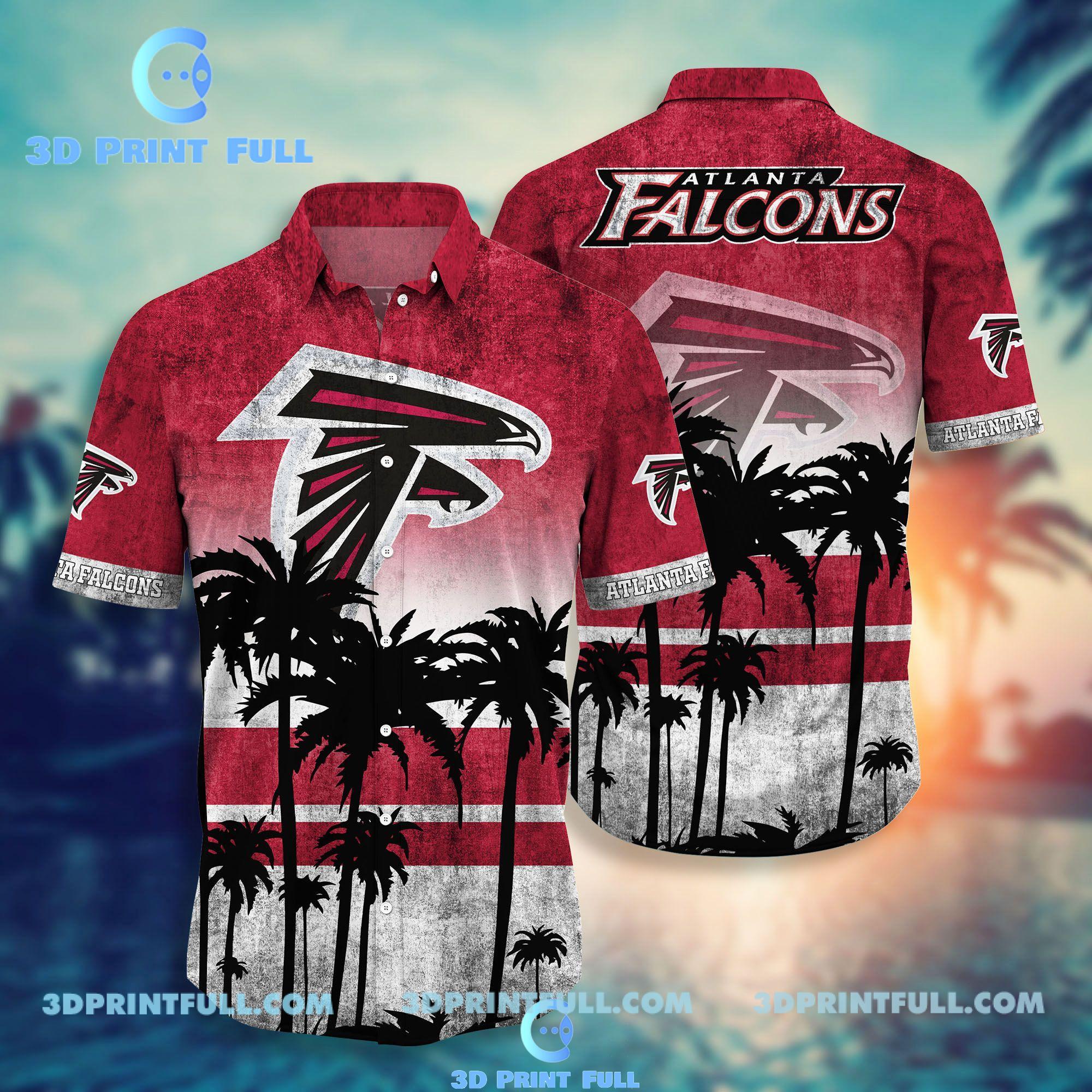 Buy NFL Atlanta Falcons Hawaiian Shirt Short Trending Summer