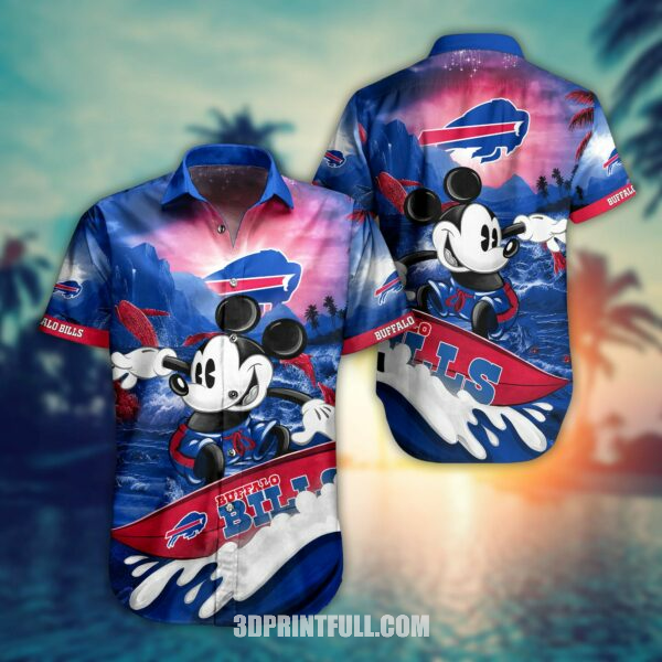 Buy NFL Buffalo Bills Hawaiian Shirt Mickey Summer