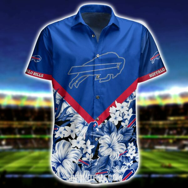 Buy NFL Buffalo Bills Hawaiian Shirt Short Personalized