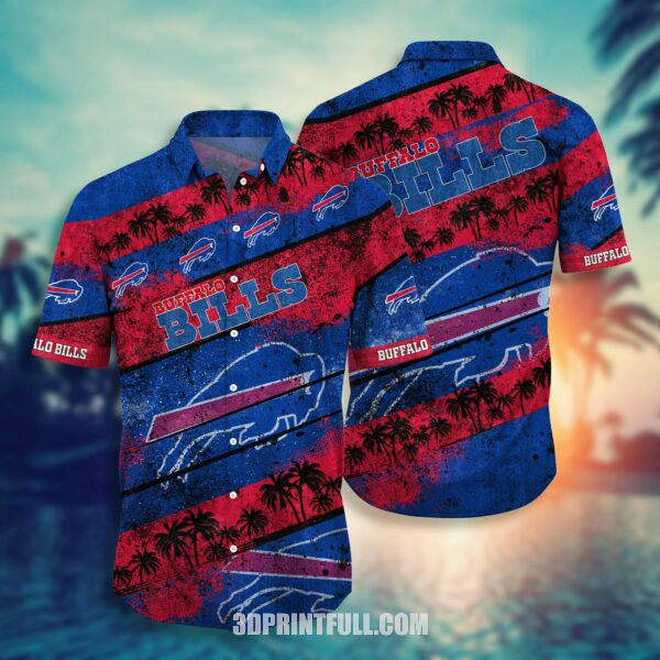 Buy NFL Buffalo Bills Hawaiian Shirt Short Style Hot Trending 6