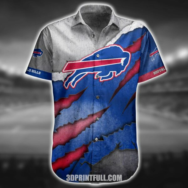 Buy NFL Buffalo Bills Hawaiian Shirt Shorts Summer