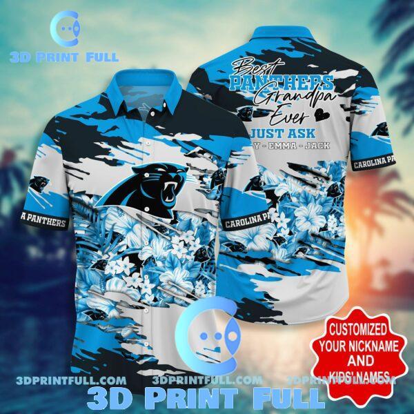 Buy NFL Carolina Panthers Hawaiian Shirt Personalized