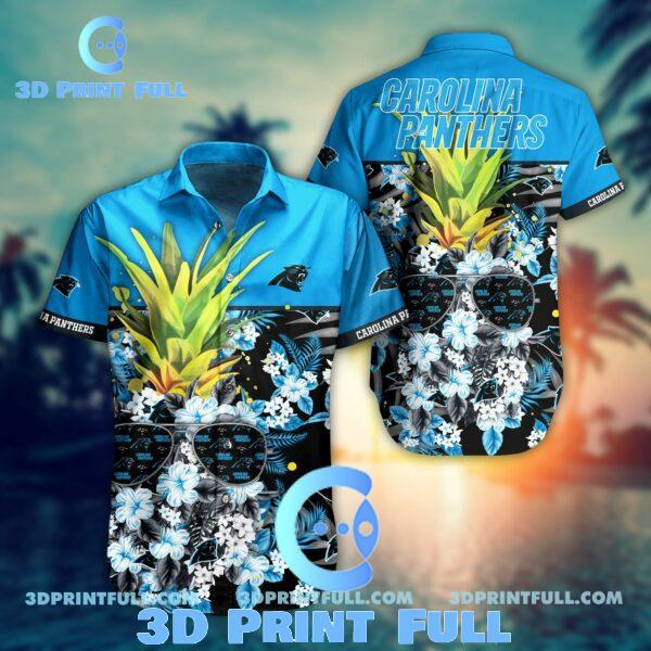 Buy NFL Carolina Panthers Hawaiian Shirt Pineapple Trending