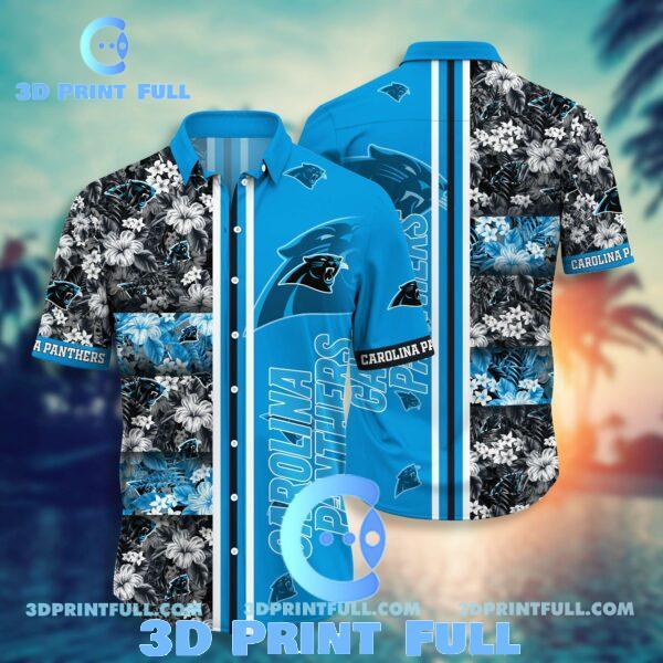 Buy NFL Carolina Panthers Hawaiian Shirt Short Style Hot Trending 1