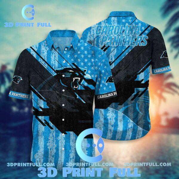 Buy NFL Carolina Panthers Hawaiian Shirt Short Style Hot Trending 3