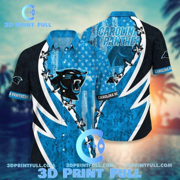 Buy NFL Carolina Panthers Hawaiian Shirt Short Style Hot Trending