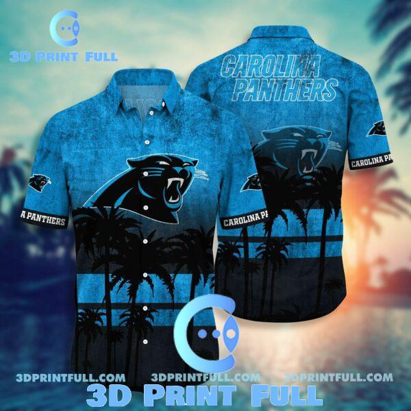 Buy NFL Carolina Panthers Hawaiian Shirt Short Trending Summer 1