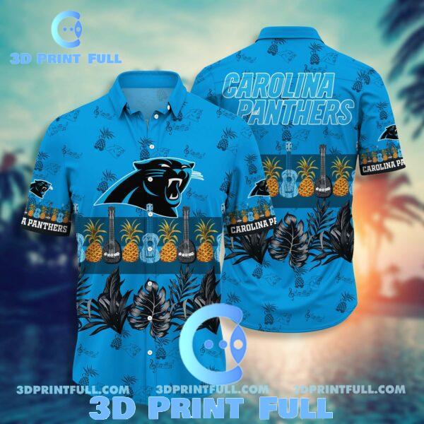 Buy NFL Carolina Panthers Hawaiian Shirt Short Trending Summer 2