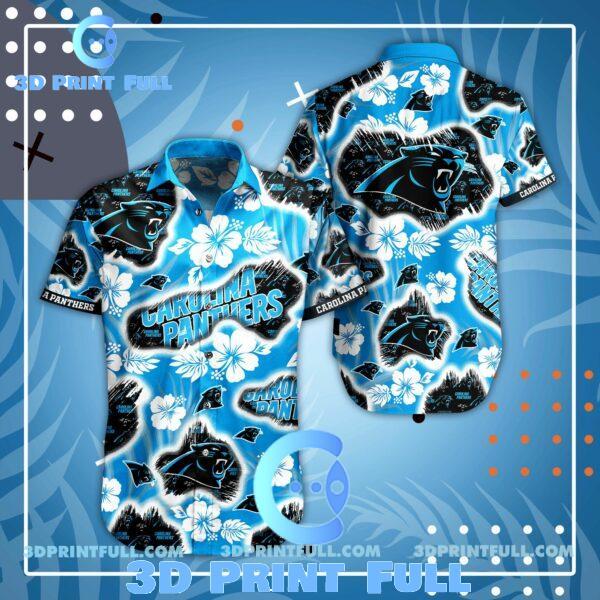 Buy NFL Carolina Panthers Hawaiian Shirt Short