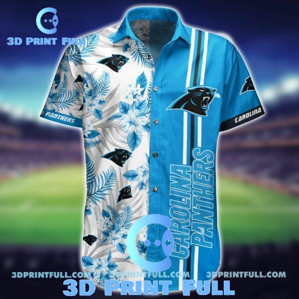 Buy NFL Carolina Panthers Hawaiian Shirt Shorts