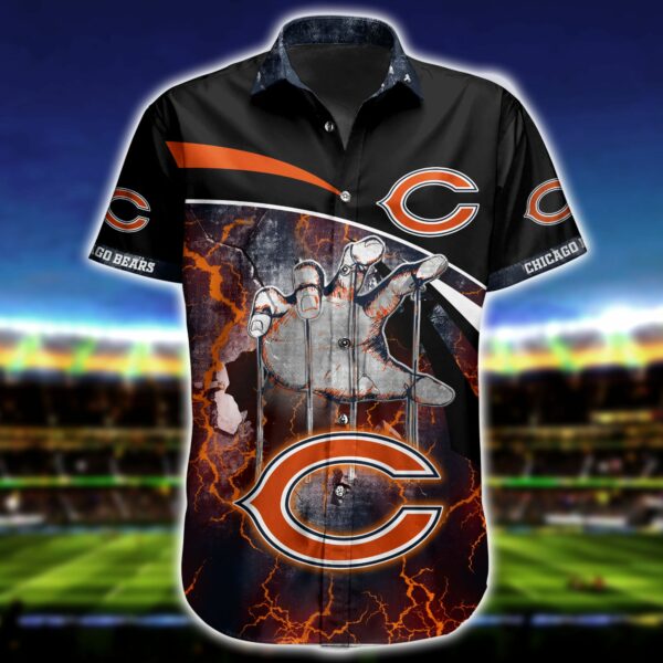 Buy NFL Chicago Bears Hawaiian Shirt Short 1