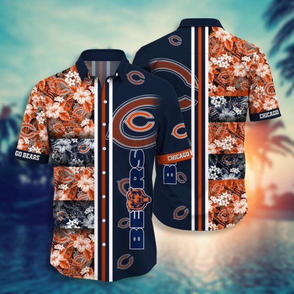 Buy NFL Chicago Bears Hawaiian Shirt Short Style Hot Trending 1 - HomeFavo