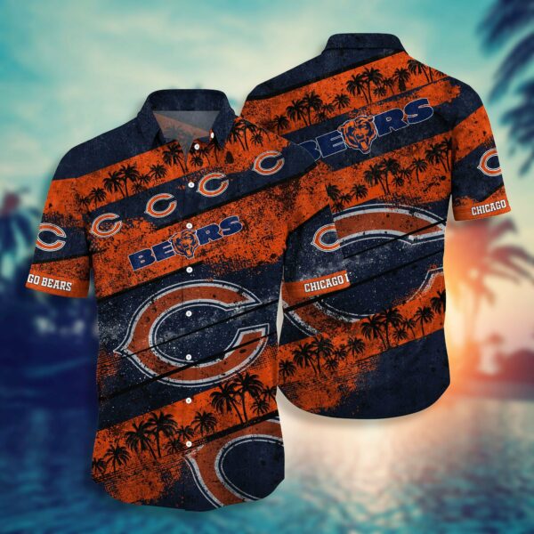 Buy NFL Chicago Bears Hawaiian Shirt Short Style Hot Trending 2 - HomeFavo