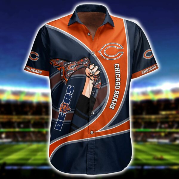 Buy NFL Chicago Bears Hawaiian Shirt Short