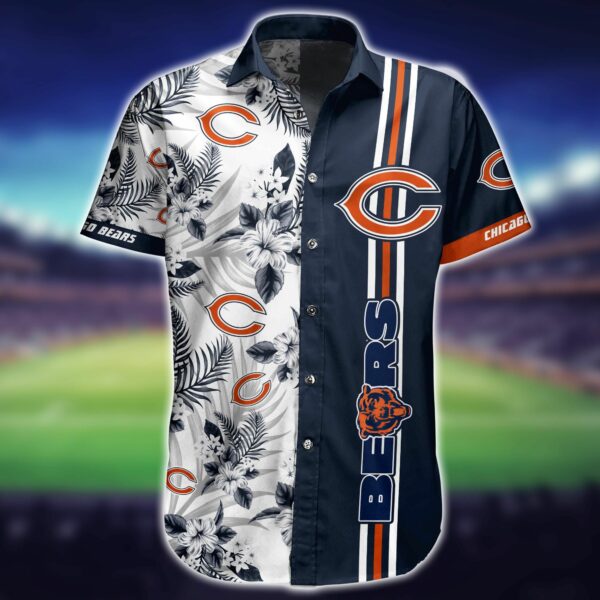 Buy NFL Chicago Bears Hawaiian Shirt Shorts For Fans