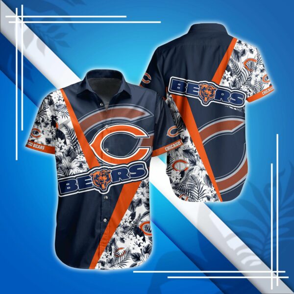 Buy NFL Chicago Bears Hawaiian Shirt Style Summer Trending