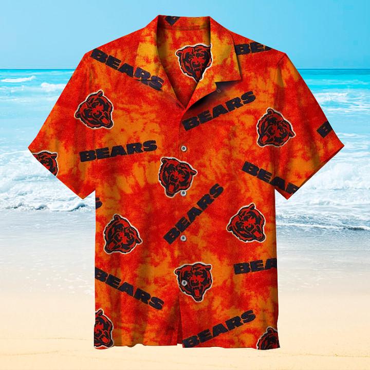Buy NFL Chicago Bears Logo Hawaiian shirt Sleeve shirt - HomeFavo