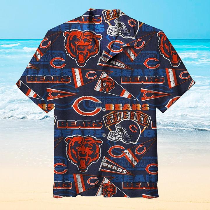 Buy NFL Chicago Bears Vintage Hawaiian Shirt - HomeFavo