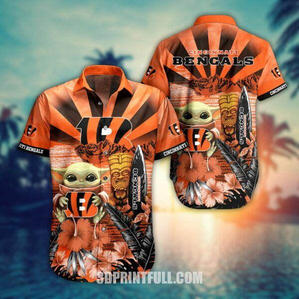 Buy NFL Cincinnati Bengals Hawaiian Shirt Baby Yoda Style Summer