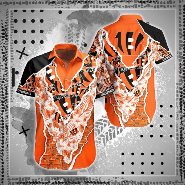 Buy NFL Cincinnati Bengals Hawaiian Shirt New Top Trending Summer