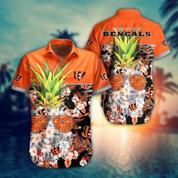 Buy NFL Cincinnati Bengals Hawaiian Shirt Pineapple New Trending