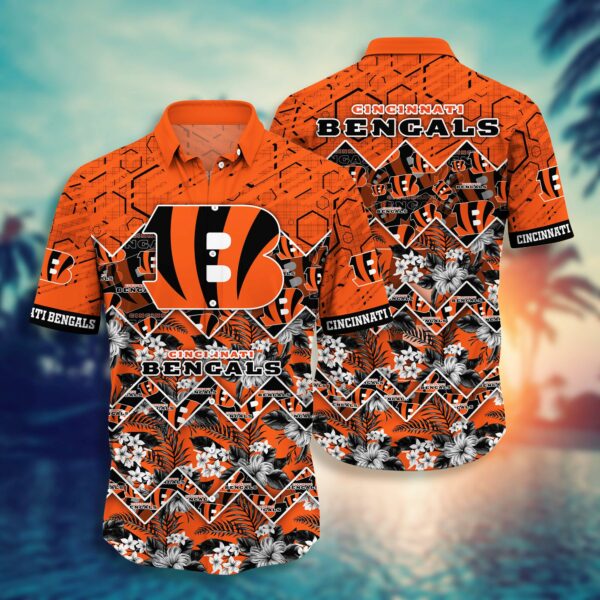 Buy NFL Cincinnati Bengals Hawaiian Shirt Style Hot Trending 01