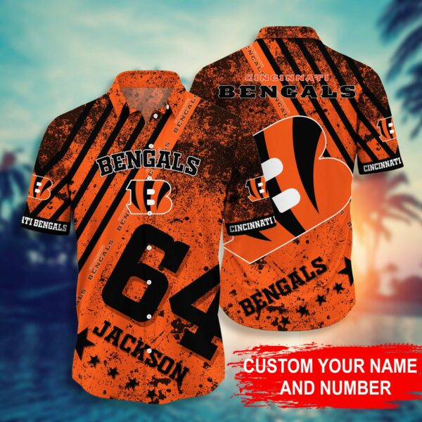 Buy NFL Cincinnati Bengals Hawaiian Shirt Style Hot Trending 02