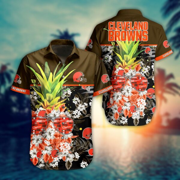 Buy NFL Cleveland Browns Hawaiian Shirt Pineapple New Trending