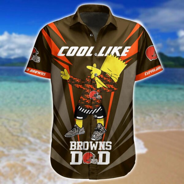 Buy NFL Cleveland Browns Hawaiian Shirt Short Cool Like