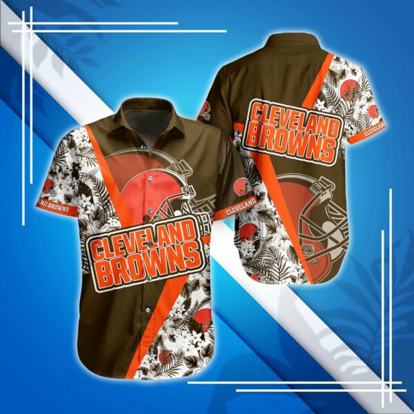 Buy NFL Cleveland Browns Hawaiian Shirt Style Summer Trending