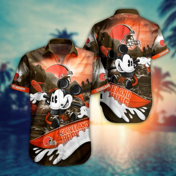 Buy NFL Cleveland Browns Hawaiian Shirt Trending Summer