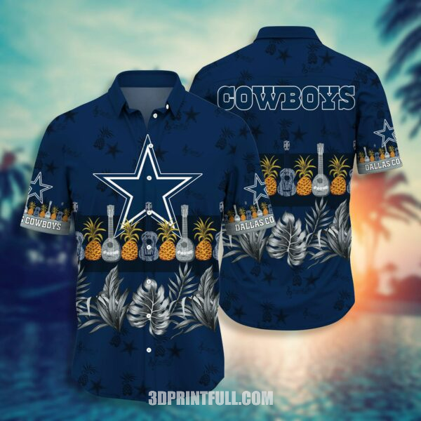 Buy NFL Dallas Cowboys Hawaiian Shirt Short Style Hot Trending Summer 01