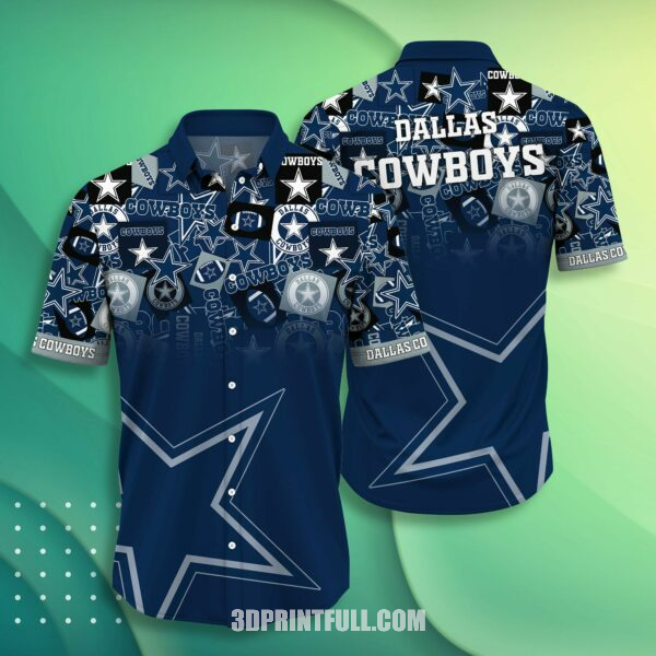 Buy NFL Dallas Cowboys Hawaiian Shirt Short Style Hot Trending Summer 02