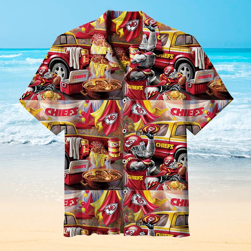 Buy NFL Kansas City Chiefs Casual Hawaiian Shirt