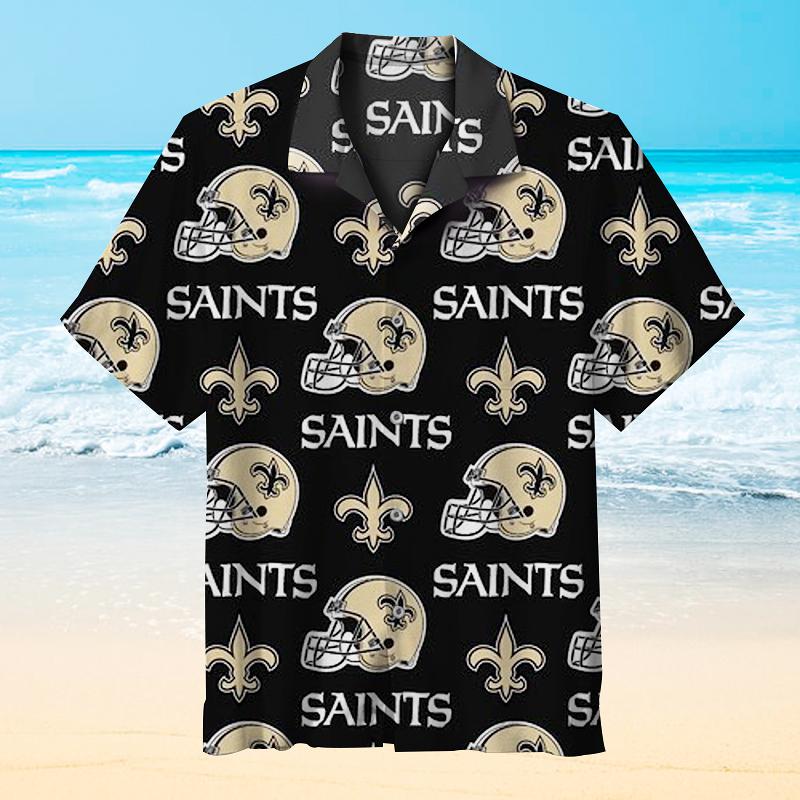 Buy NFL New Orleans Saints Logo Hawaiian Shirt