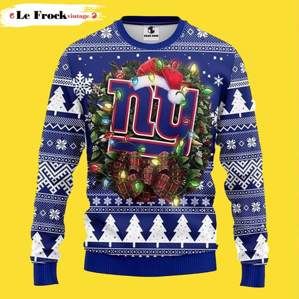 Buy Nfl New York Giants Ugly Christmas Sweater - Travis Scott Merch ...
