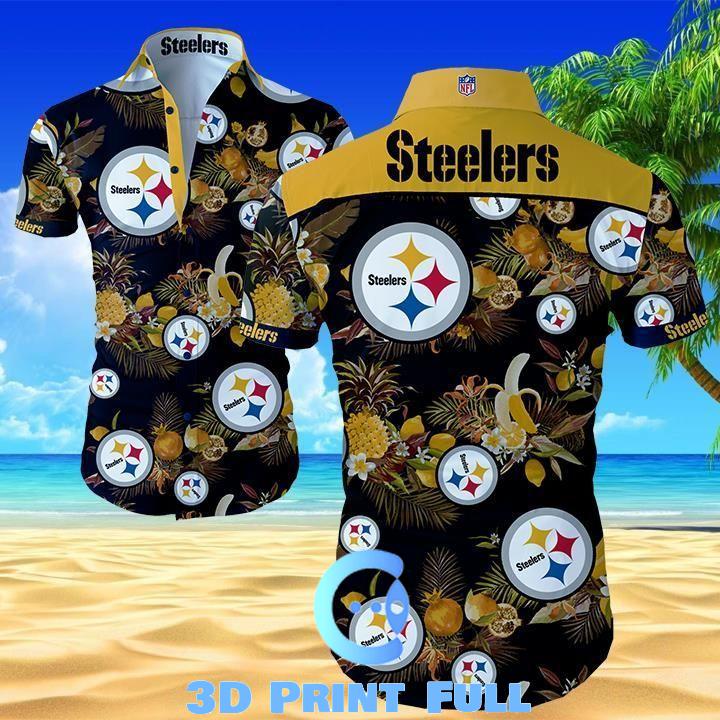 Buy NFL Pittsburgh Steelers Classic Premium Hawaiian Shirts Summer