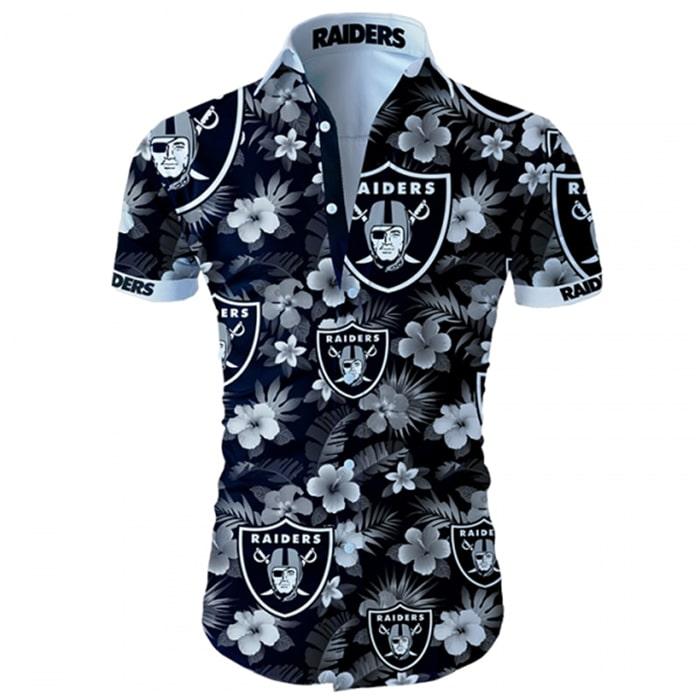 Buy Oakland Raiders Hawaiian Logo Shirt Aloha Shirt N02