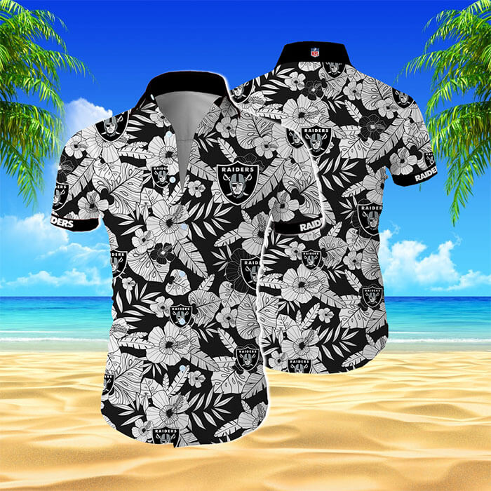 Buy Oakland Raiders Hawaiian Shirt Aloha Shirt N03