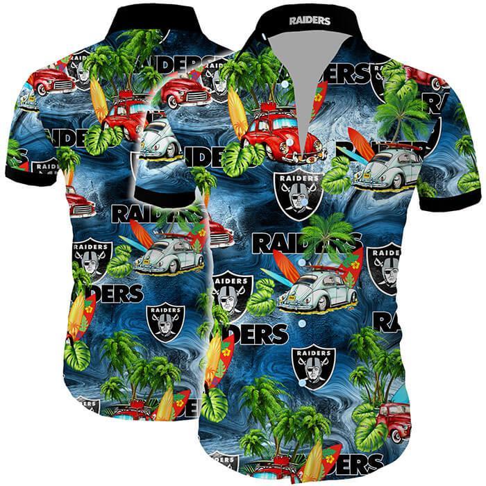 Buy Oakland Raiders Hawaiian Shirt Aloha Shirt N04