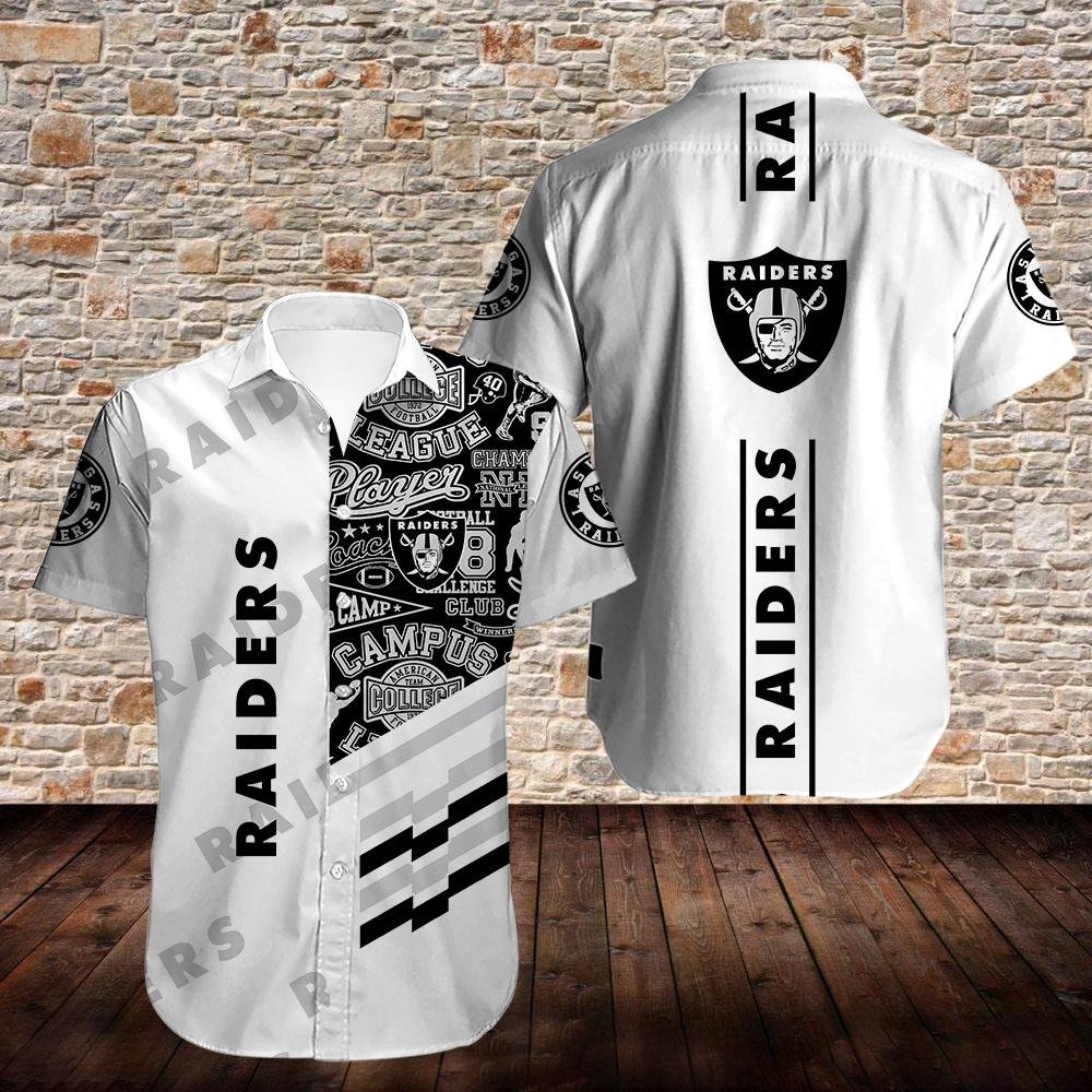 Buy Oakland Raiders Limited Edition Hawaiian Shirt Model 5