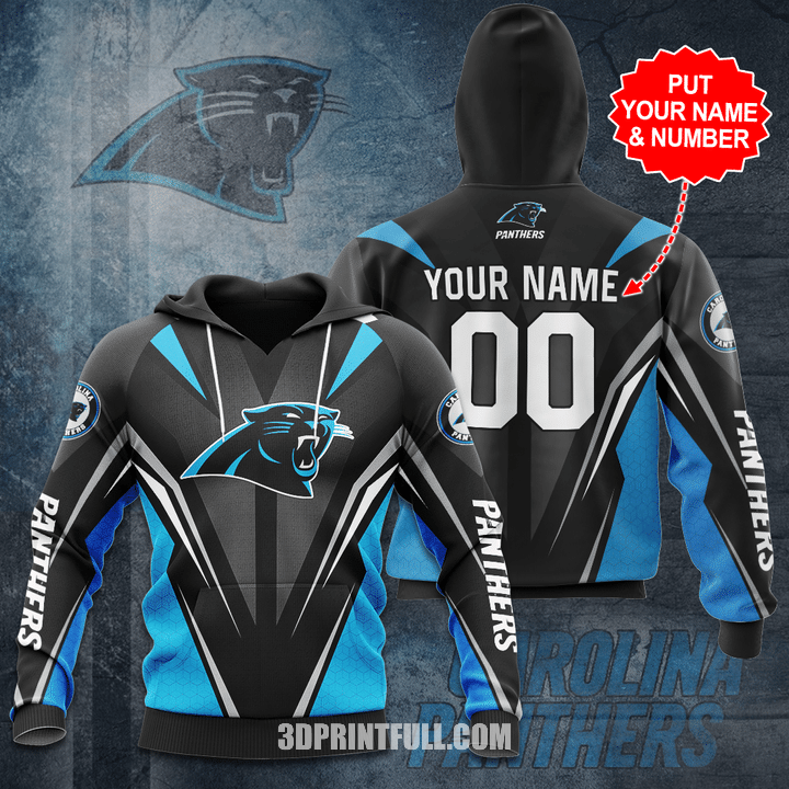 Buy Personalized Carolina Panthers CP 3D Hoodie - HomeFavo