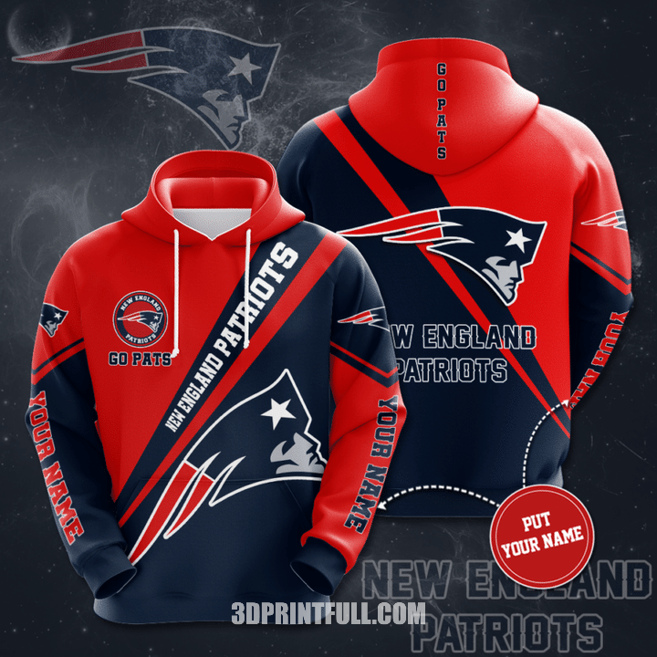 Buy Personalized New England Patriots NEP 3D Hoodie Hot - HomeFavo