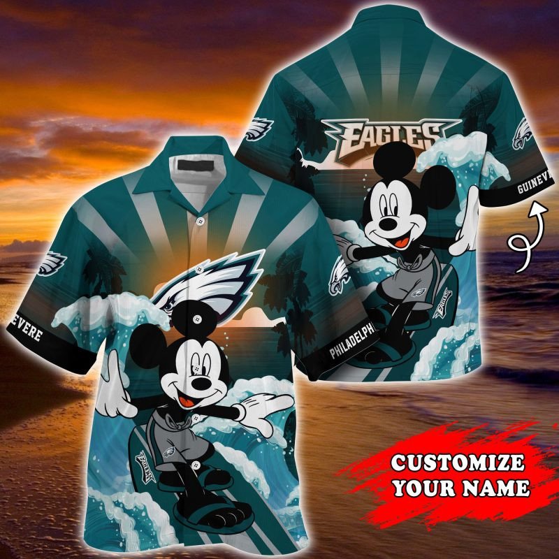 Buy Philadelphia Eagles NFL Summer Customized Hawaiian Shirt