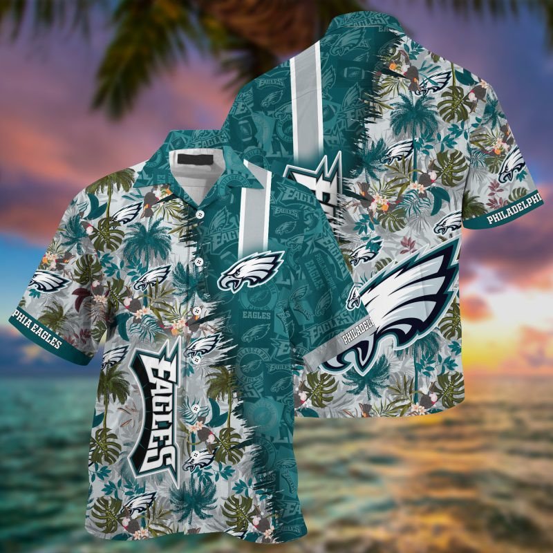 Buy Philadelphia Eagles NFL Summer Hawaiian Shirt And Shorts