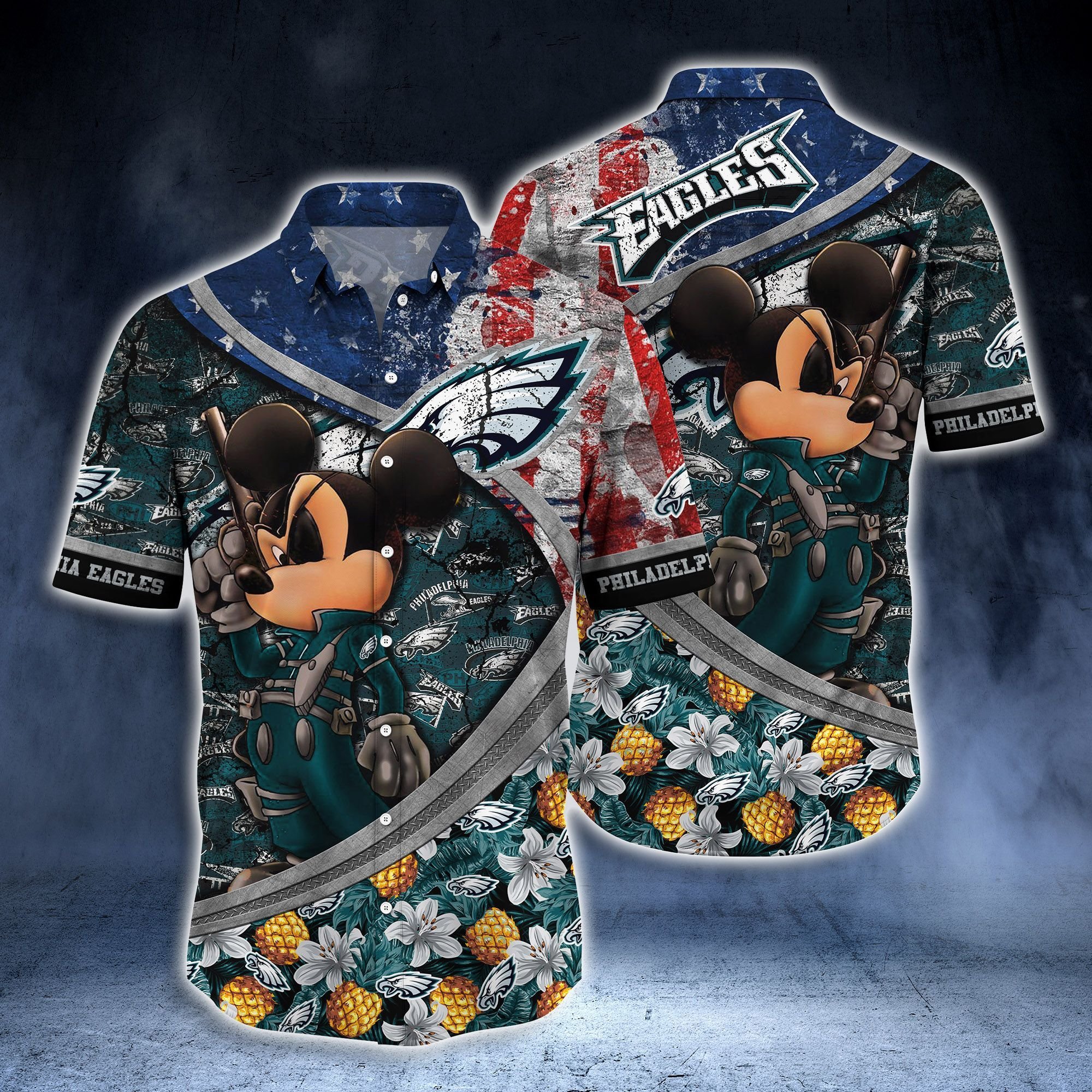 Buy Philadelphia Eagles NFL-aloha shirt vintage hawaiian shirts hawaiian shirts for men hawaiian shirts for women