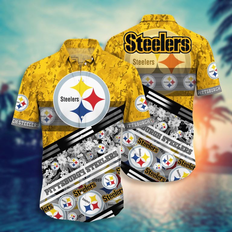 Buy Pittsburgh Steelers NFL Hawaiian Aloha Shirt For Fans