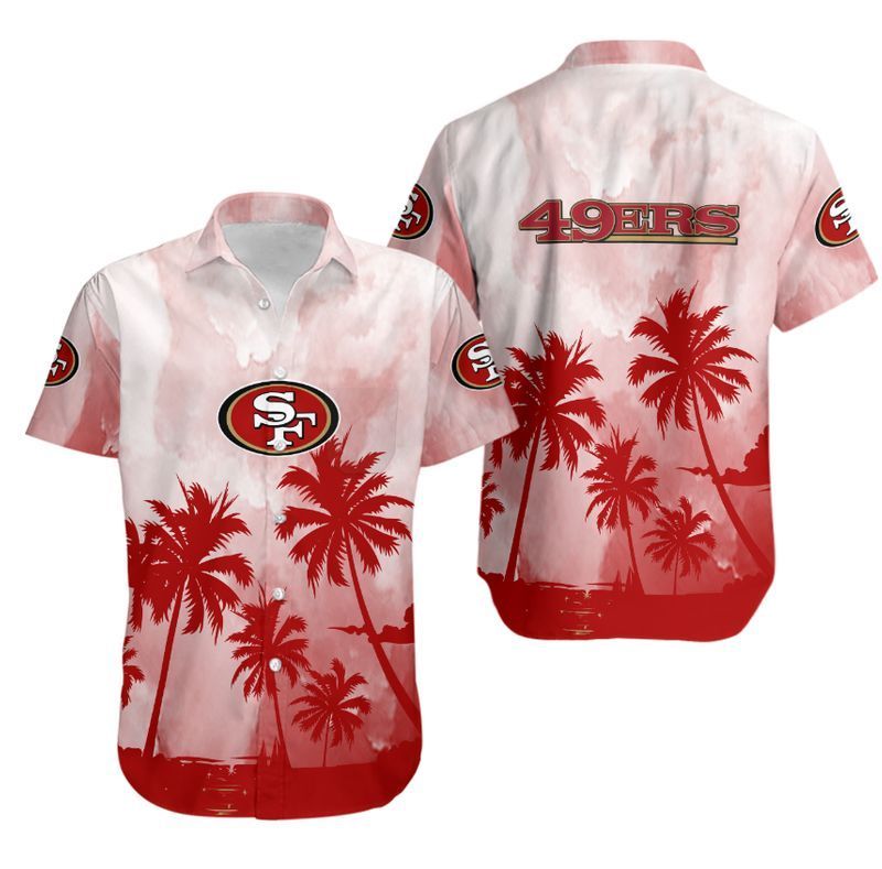 Buy San Francisco 49ers Coconut Trees NFL Gift For Fan Hawaiian Graphic