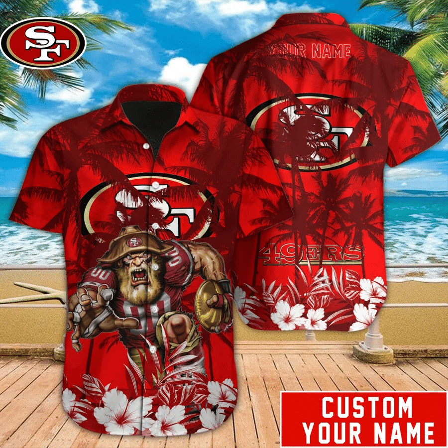 Buy San Francisco 49ers Hawaiian Shirt For Men