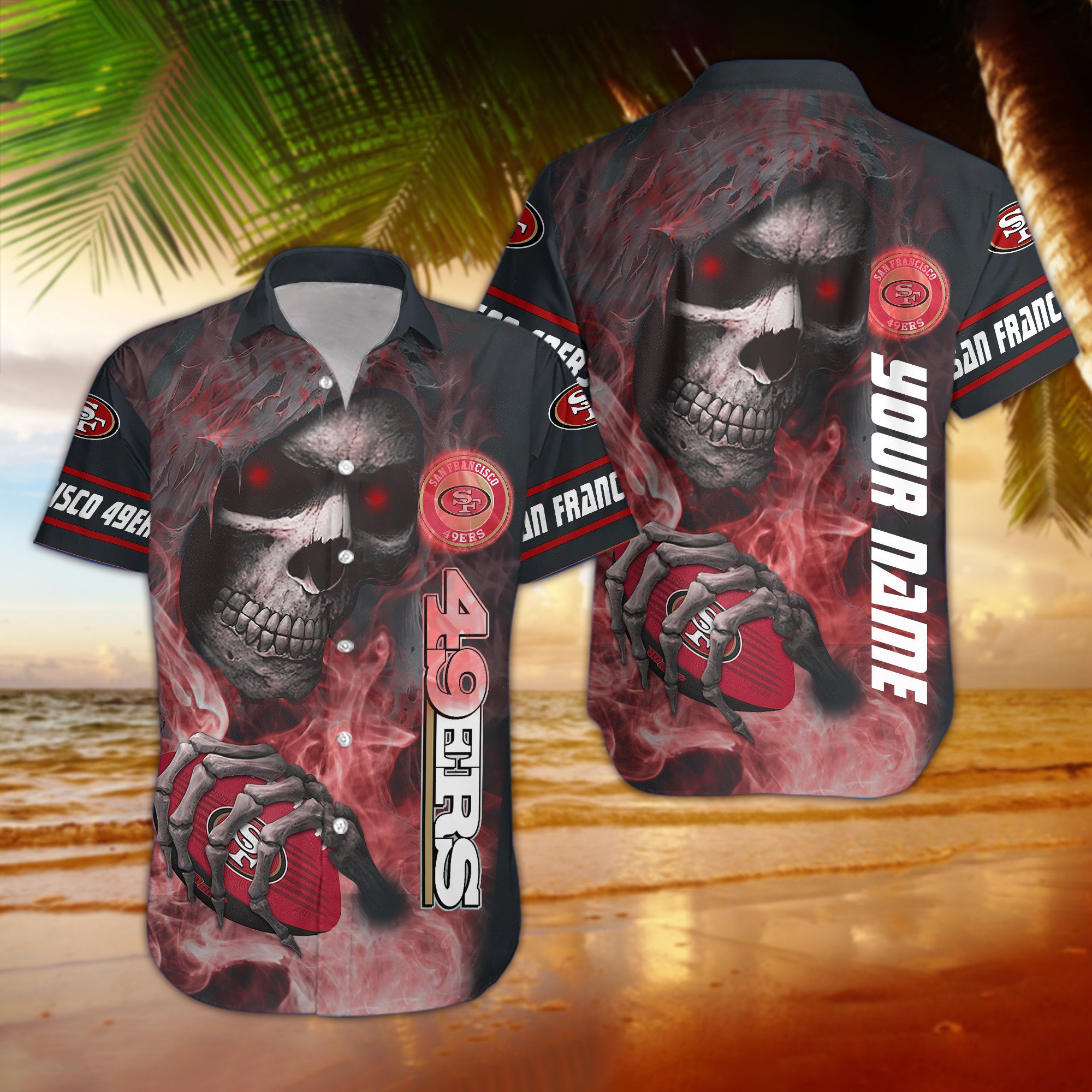 Buy San Francisco 49ers NFL 3D Personalized Hawaiian Shirt And Shorts For